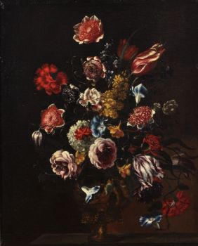 Vaso di fiori, verso il 1650