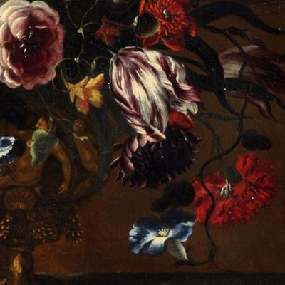 Vaso di fiori, verso il 1650