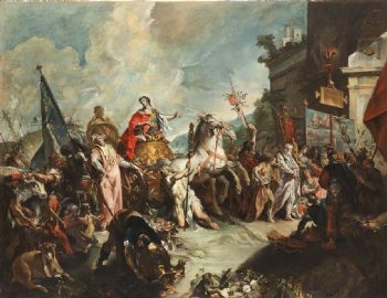 Il trionfo di Scipione (Trionfo di un condottiero romano)