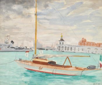 Venezia, la Dogana, 1934 circa.