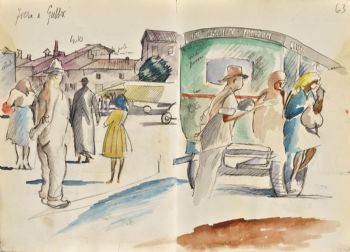 Fiera a Gubbio, agosto 1933