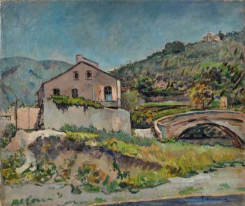 Il ponte sul torrente (Alta Brianza), 1931