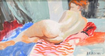 Nudo disteso di spalle 1940 circa