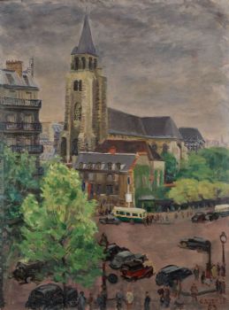 Parigi, St. Germain des Pres, 1953