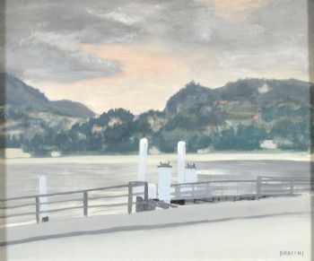 Veduta di Malgrate vista da Lecco, 1935 circa