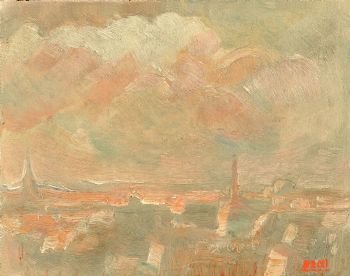 Parigi dalle torri di Notre Dame, settembre 1955