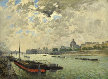 Pont St Michel - Pont St Nicolas, Paris, 1880 circa