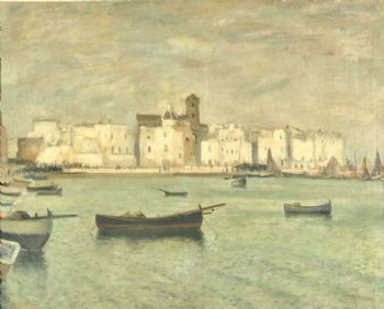 Veduta di Bari dal mare, 1942