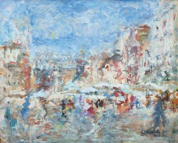Verona, Piazza delle Erbe, 1951