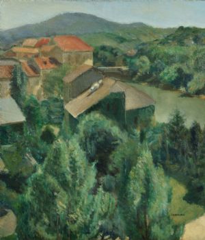 Giardini , Veduta del Po dai colli Torinesi, 1925