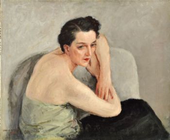 Signora seduta, 1937