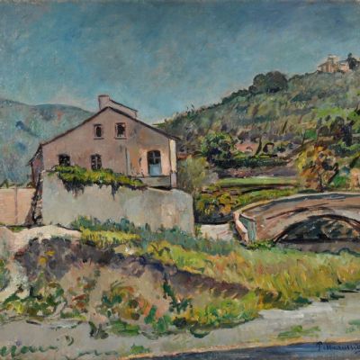 Il ponte sul torrente (Alta Brianza), 1931
