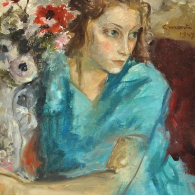 Ragazza con fiori, 1947 